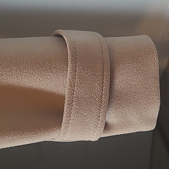 BCBGMAXAZRIA Fay Ruffled Cropped Moto Military Jacket in Sand Womens Size Small - Picture 6 of 16